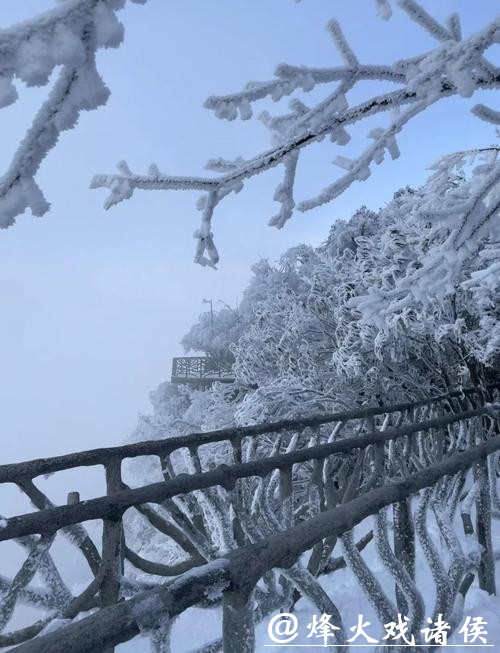 赏雪张家界